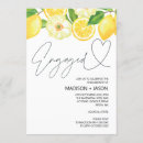 Search for lemon engagement party invitations Modern