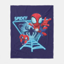 Search for vintage spiderman blankets Glow webs glow