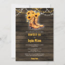Search for cowgirl sweet 16 invitations Barn wood