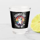 Search for unicorn shot glasses Rainbow