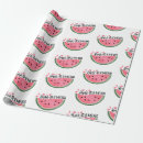 Search for watermelon wrapping paper One in a melon