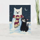Search for cat snowman cards Cute