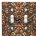Search for leather light switch covers Cowgirl