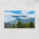 Search for pine tree business cards Mountains