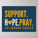Search for childhood cancer awareness posters Hope