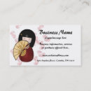 Search for cherry blossoms business cards Asian