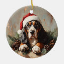Search for basset hound ornaments Cute