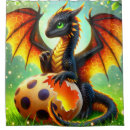Search for dragon shower curtains Fantasy