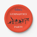 Search for gymnastics party plates Birthday