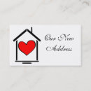 Search for new address business cards House