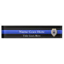Search for chief of police name plates Thin blue line