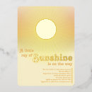 Search for baby shower invitations Gold foil