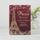 Search for paris quinceanera invitations Gold