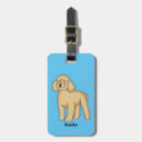 Search for poodle luggage tags Cartoon