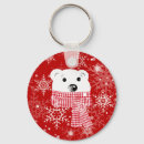 Search for polar bear keychains Snowflakes