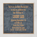 Search for buckaroo invitations Horse