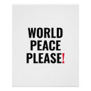 Search for world peace posters Typography