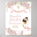 Search for first holy communion posters Pink flowers