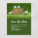 Search for soccer save the dates Birthday