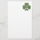 Search for celtic stationery paper Clover