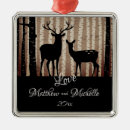 Search for buck and doe ornaments Woodland