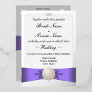 Search for lavender and silver wedding invitations Grey