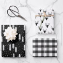 Search for black and white checkered wrapping paper Rustic