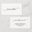 Search for casual business cards Modern minimalist