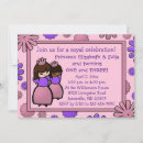 Search for twins princess birthday invitations Cute