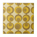 Search for mustard yellow pattern tiles Vintage