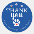 Search for dog thank you stickers Pet business