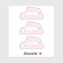Search for pink christmas tags stickers Trendy