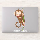 Search for monkey banana stickers Jungle