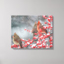 Search for cardinal painting canvas prints Winter