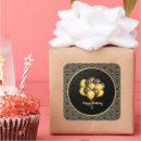 Search for gold happy birthday stickers Celebration