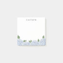Search for floral post it notes Blue