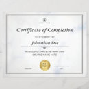 Search for certificate of completion Achievement