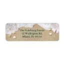 Search for beach return address labels Turquoise