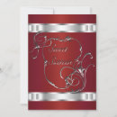 Search for red and silver sweet 16 invitations Elegant