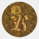 Search for gold r monogram stickers Letter