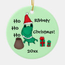 Search for santa frog christmas decor Red and green