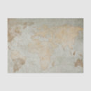 Search for vintage world map tissue paper Blue