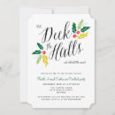 Search for deck the halls invitations Calligraphy
