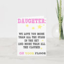 Search for funny daughter birthday cards Joke