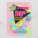 Search for 90s party invitations Groovy