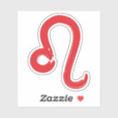Search for leo zodiac stickers Lion