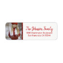 Search for photo return address labels Red
