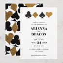 Search for glitter wedding invitations Gold
