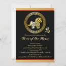 Search for chinese new year invitations Horse