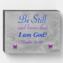 Search for be still and know i am god plaques Christian